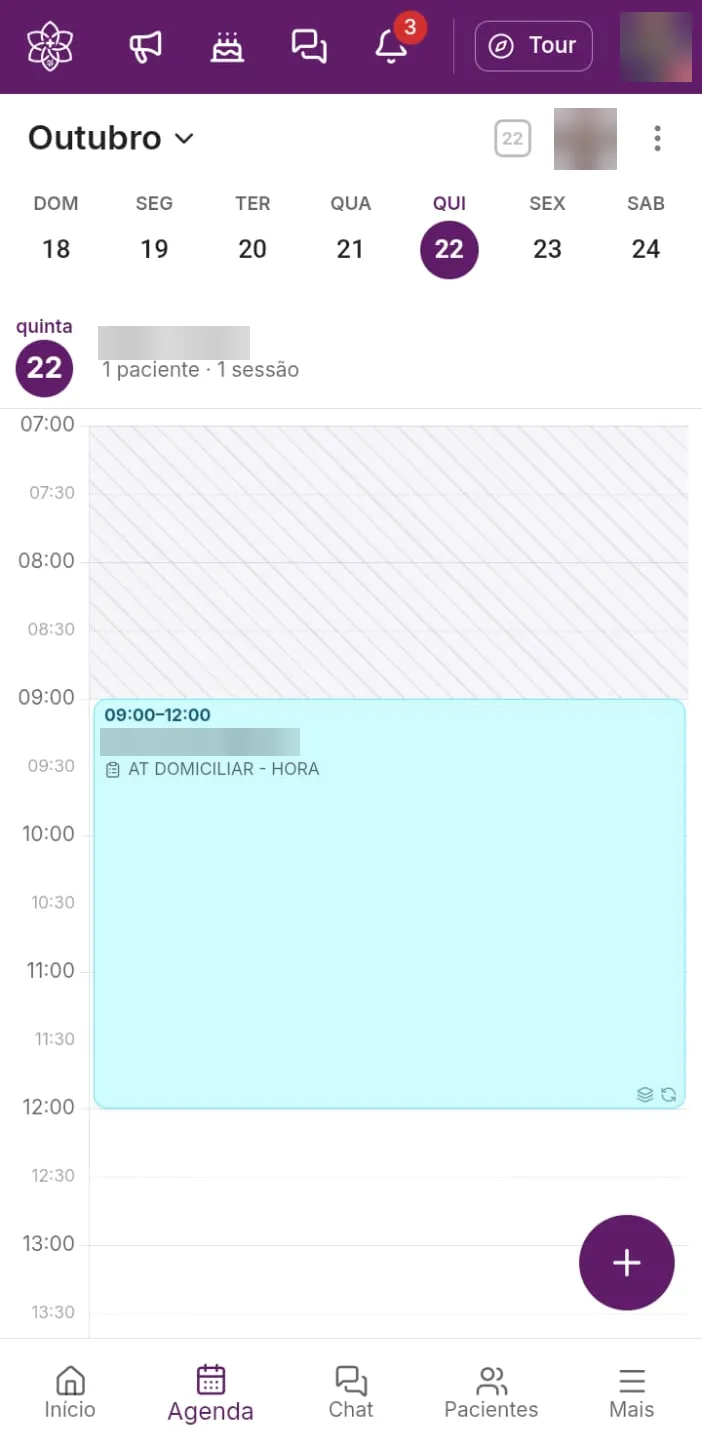 Aplicativo Bloom: agenda do profissional no celular